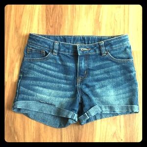 DENIM SHORTS